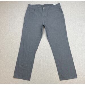 English Laundry Pants Mens 34 x 30 Gray 100% Cotton Walker Straight Leg 5-Pocket